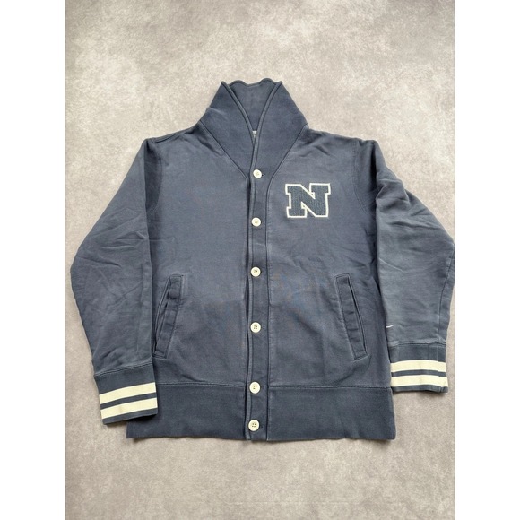 Nike Jackets & Blazers - Nike Athletic Dept Jacket Mens Large Shawl Collar Button‎ Up Varsity Swoosh